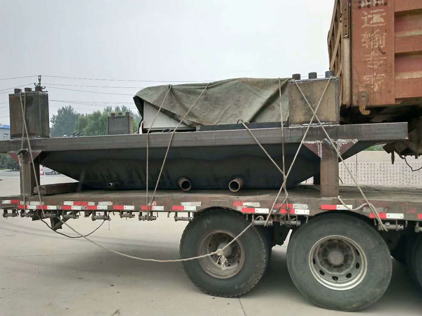 細砂回收脫水一體機發往山東